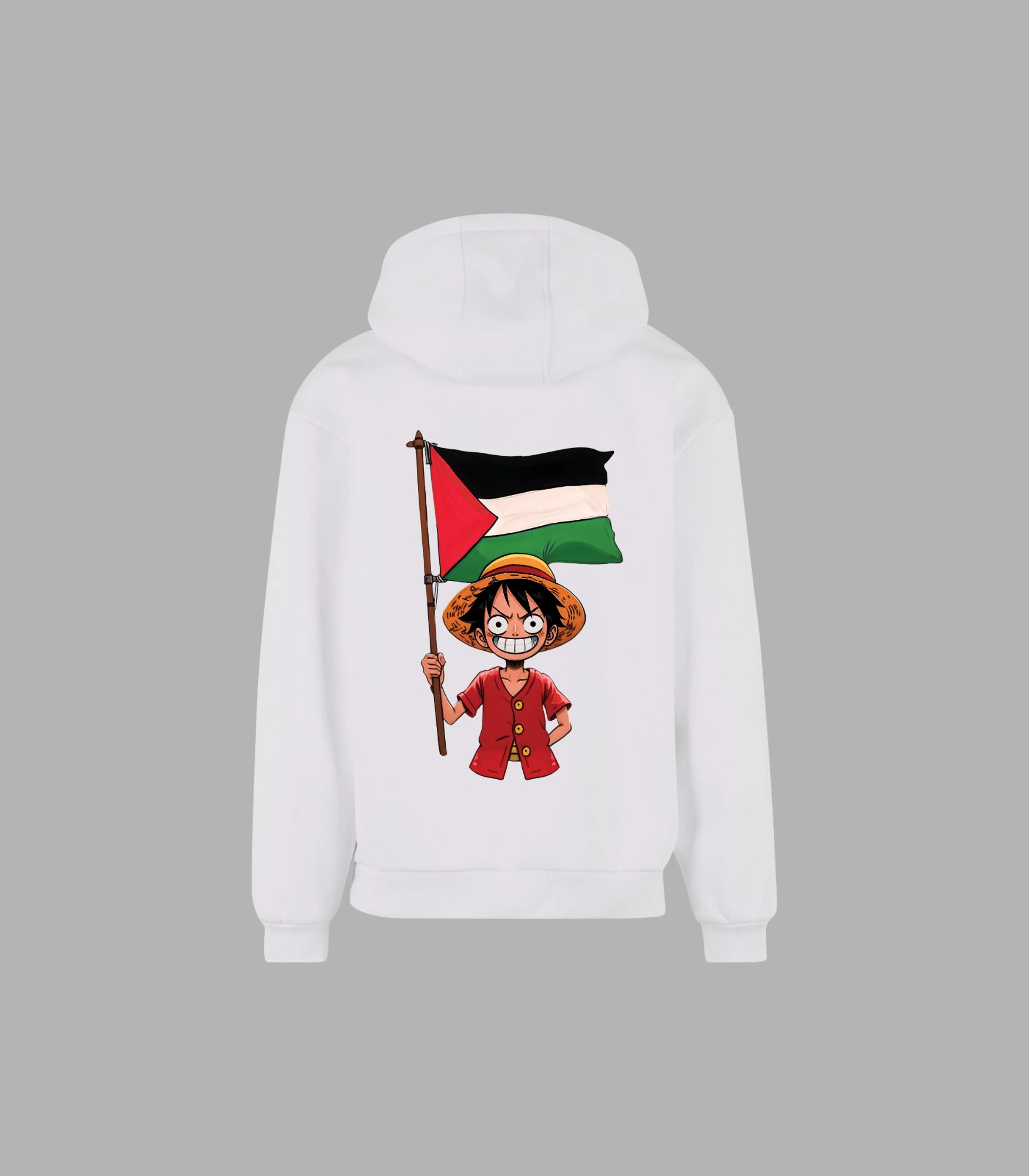 Anime Hoodie Luffy of Palestine | Arabian Vibes