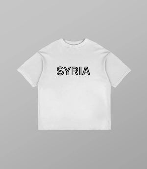 Bold Syria Unisex T-Shirt | Oversized with Typography Flair