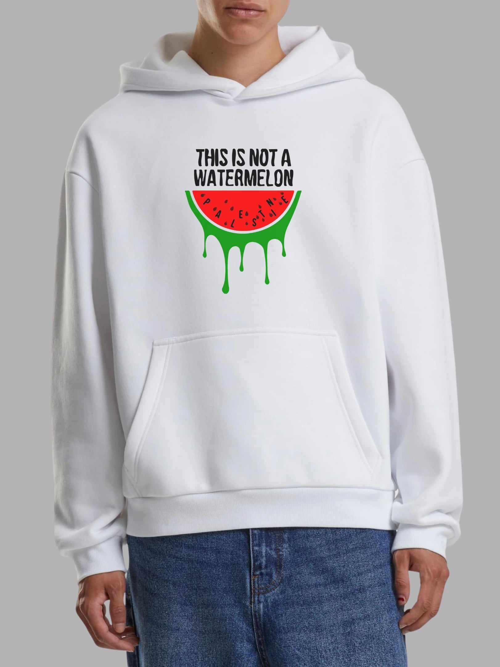 This is Not a Watermelon Palestine Hoodie