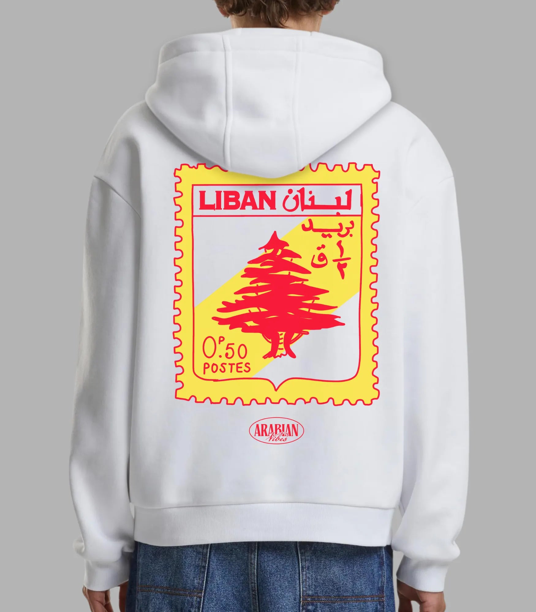 Lebanon Stamp Premium Street Hoodies for Cultural Expression