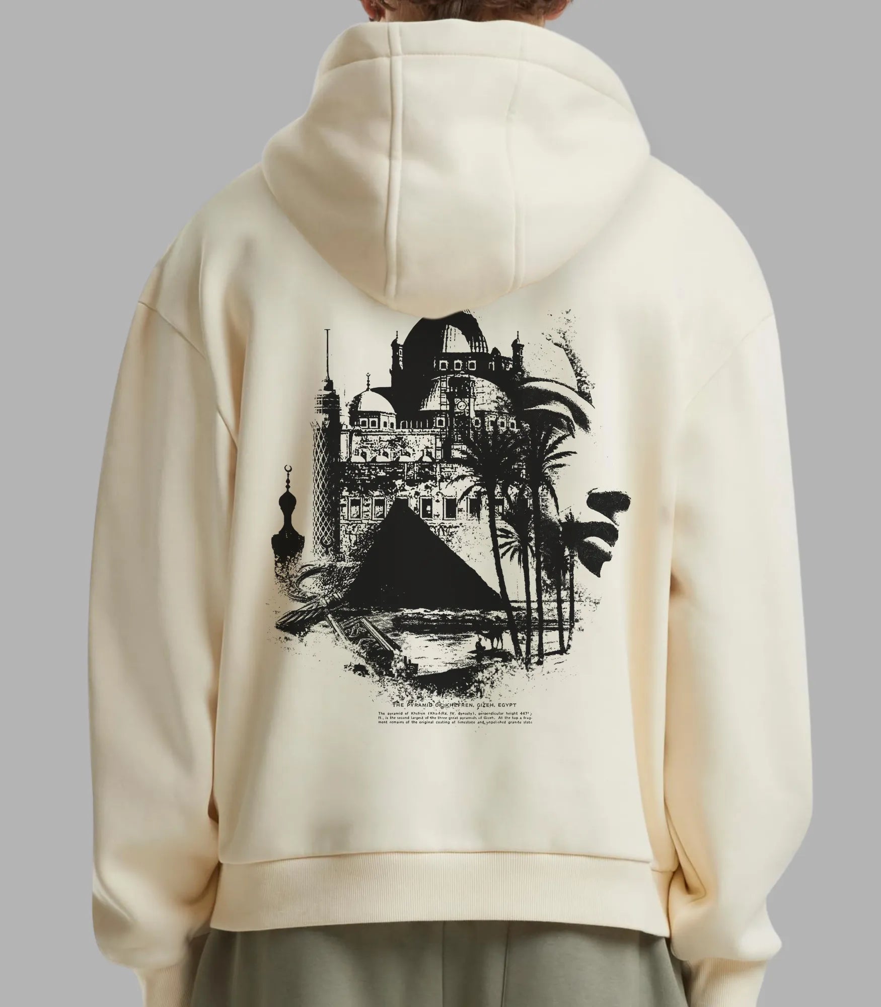 Egypt Iconic White Hoodie | Premium Streetwear