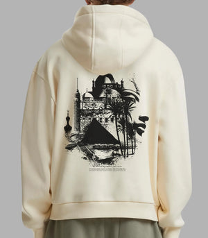 Egypt Iconic White Hoodie | Premium Streetwear