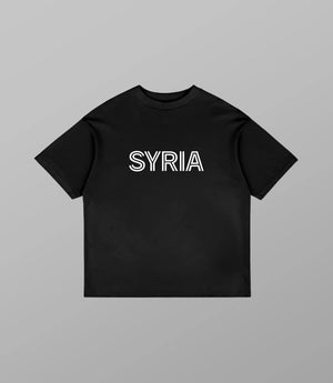 Bold Syria Unisex T-Shirt | Oversized with Typography Flair