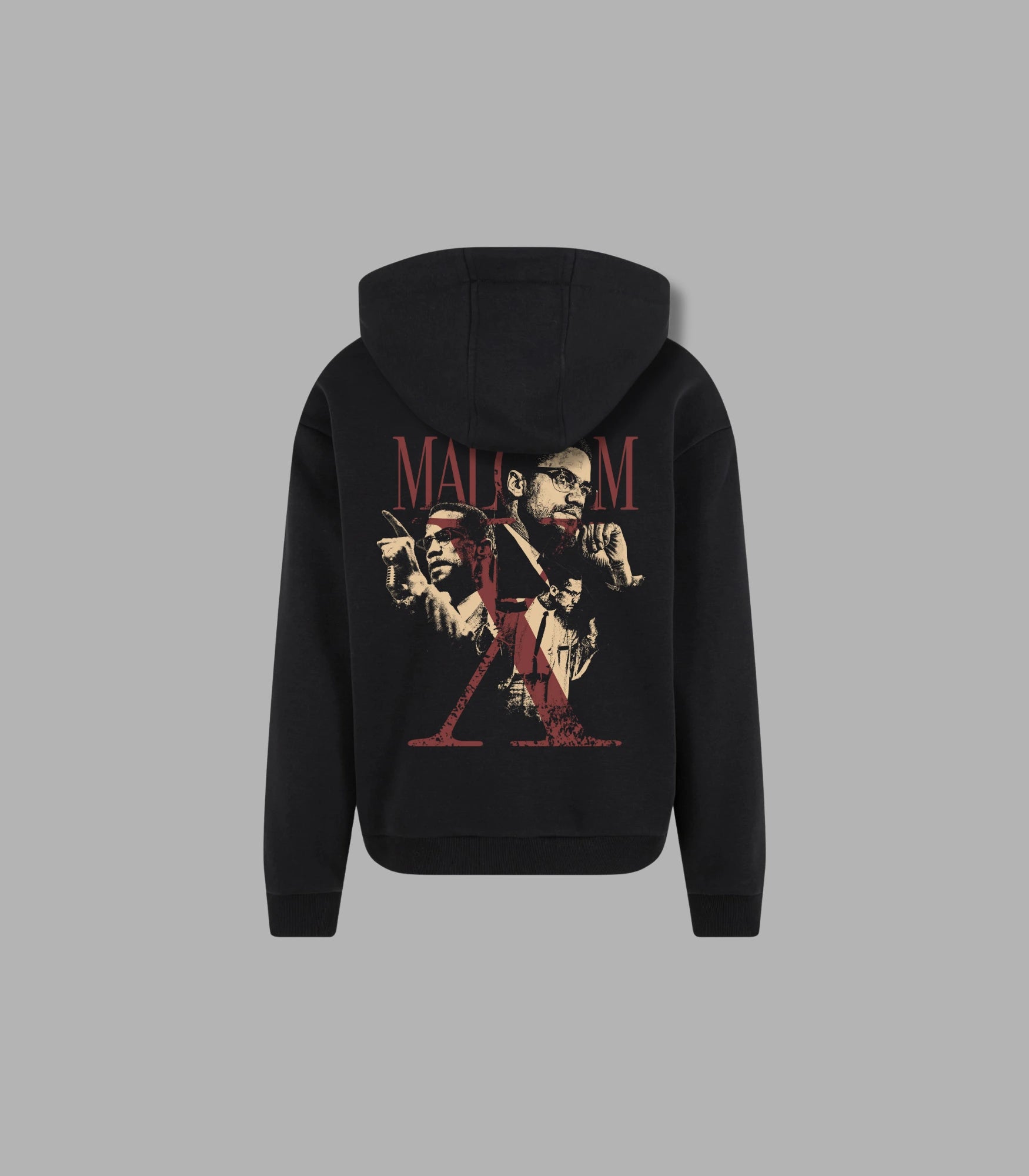 Malcolm X Hoodie in Black – Streetwear Must-Have