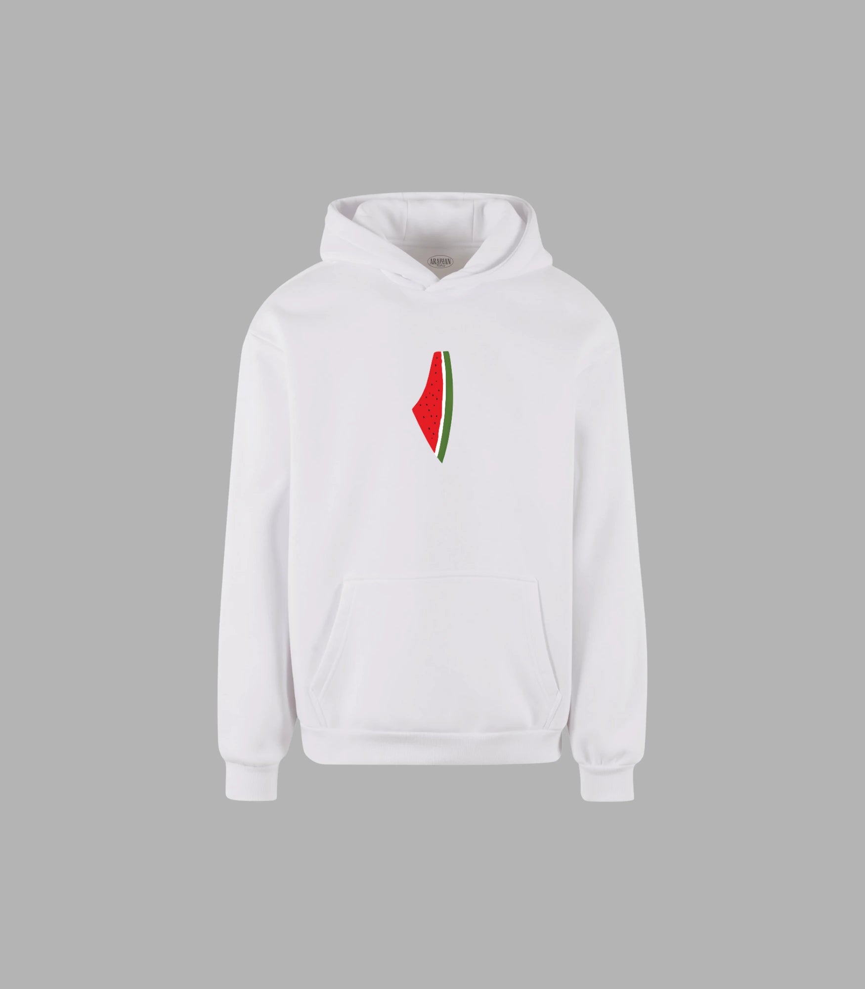 Statement Hoodies Palestine Map "Resist" Watermelon Design