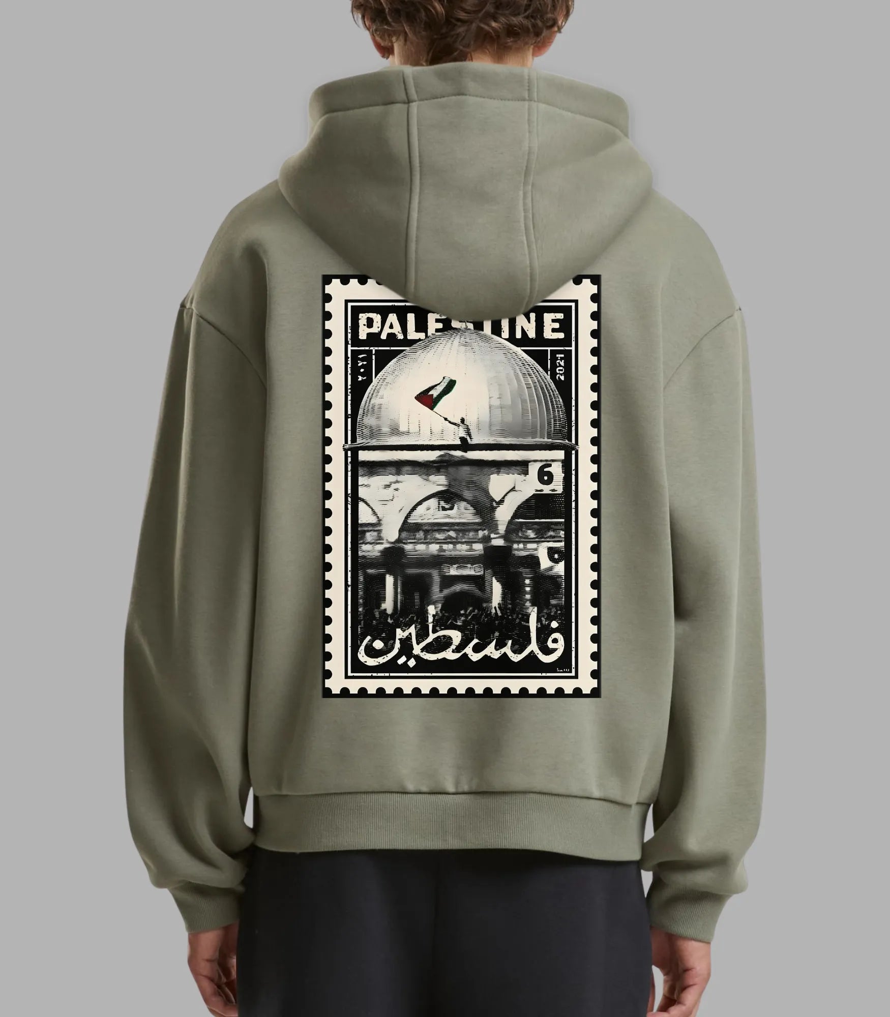 Hoodies Stylen Palestine Stamp Hoodie | Arabian Vibes