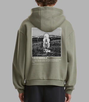 Handala Tribute Hoodie Modern | Arabian Vibes