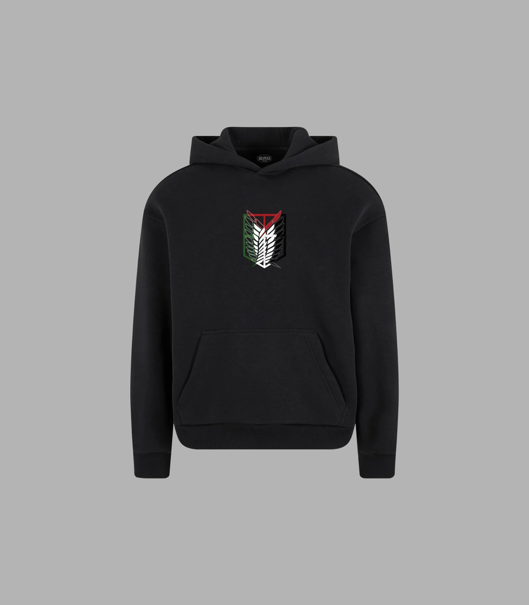 Hoodie Streetwear Attack on Titan Palestine Edition | Arabian Vibes
