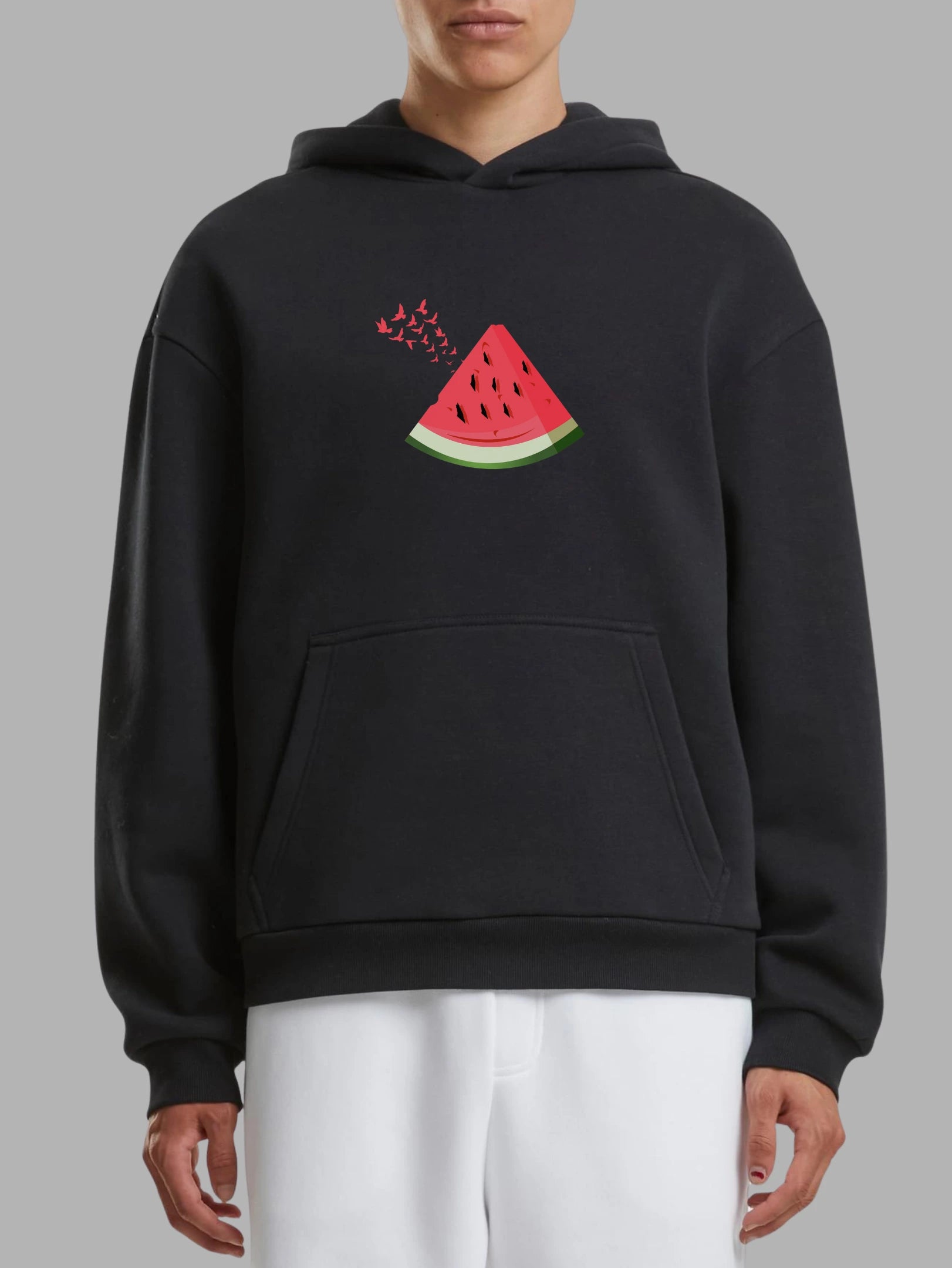 Freedom Palestine Watermelon & Birds Hoodie
