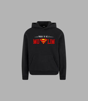 Super Muslim Sprüche Hoodie | Lockres Unisex-Feeling
