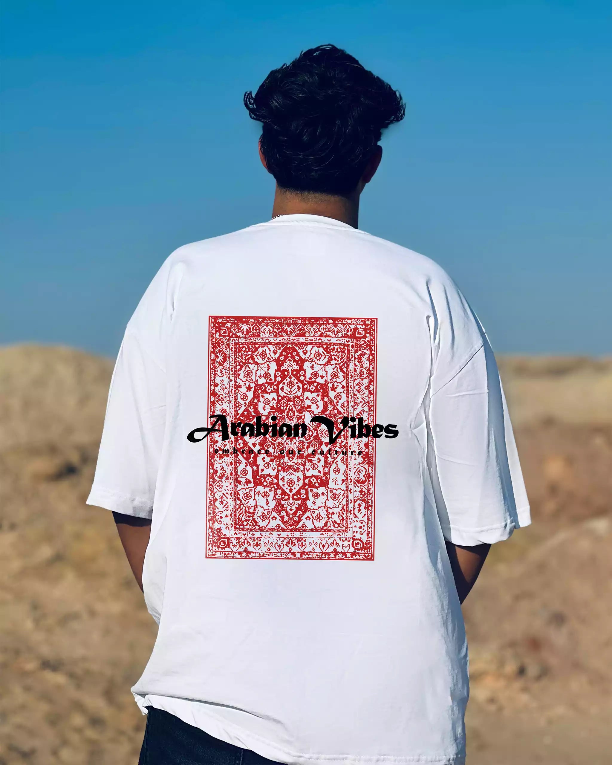 Oversize T-Shirt Baumwolle – Arabian Vibes Style