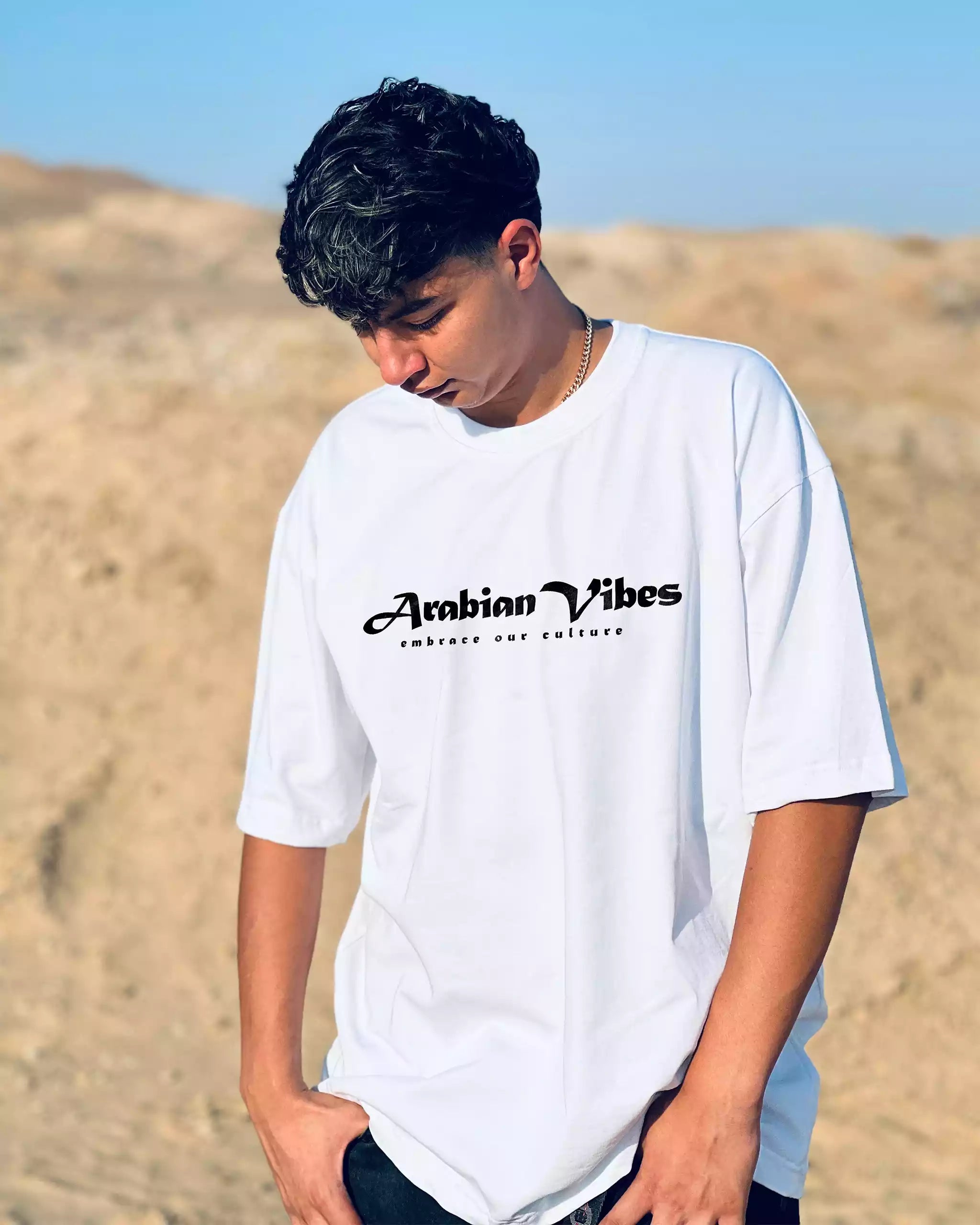Oversize T-Shirt Baumwolle – Arabian Vibes Style