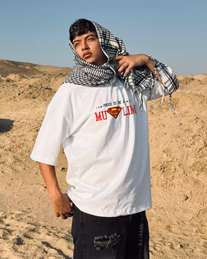 Oversized T-Shirt Proud To Be Muslim | Comfy & Bold Vibes