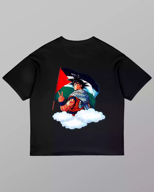 Dragon Ball Z Palestine Oversized T-shirt
