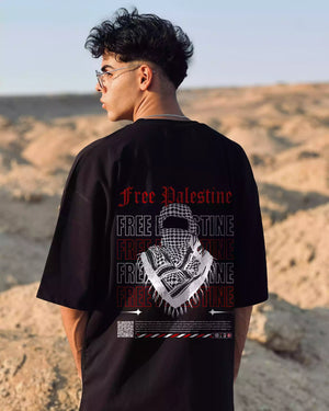 Free Palestine Oversized T-Shirt | Arabian Vibes