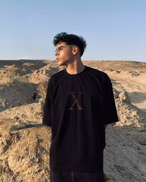 Malcolm X Black T-Shirt Oversized | Statement Streetwear