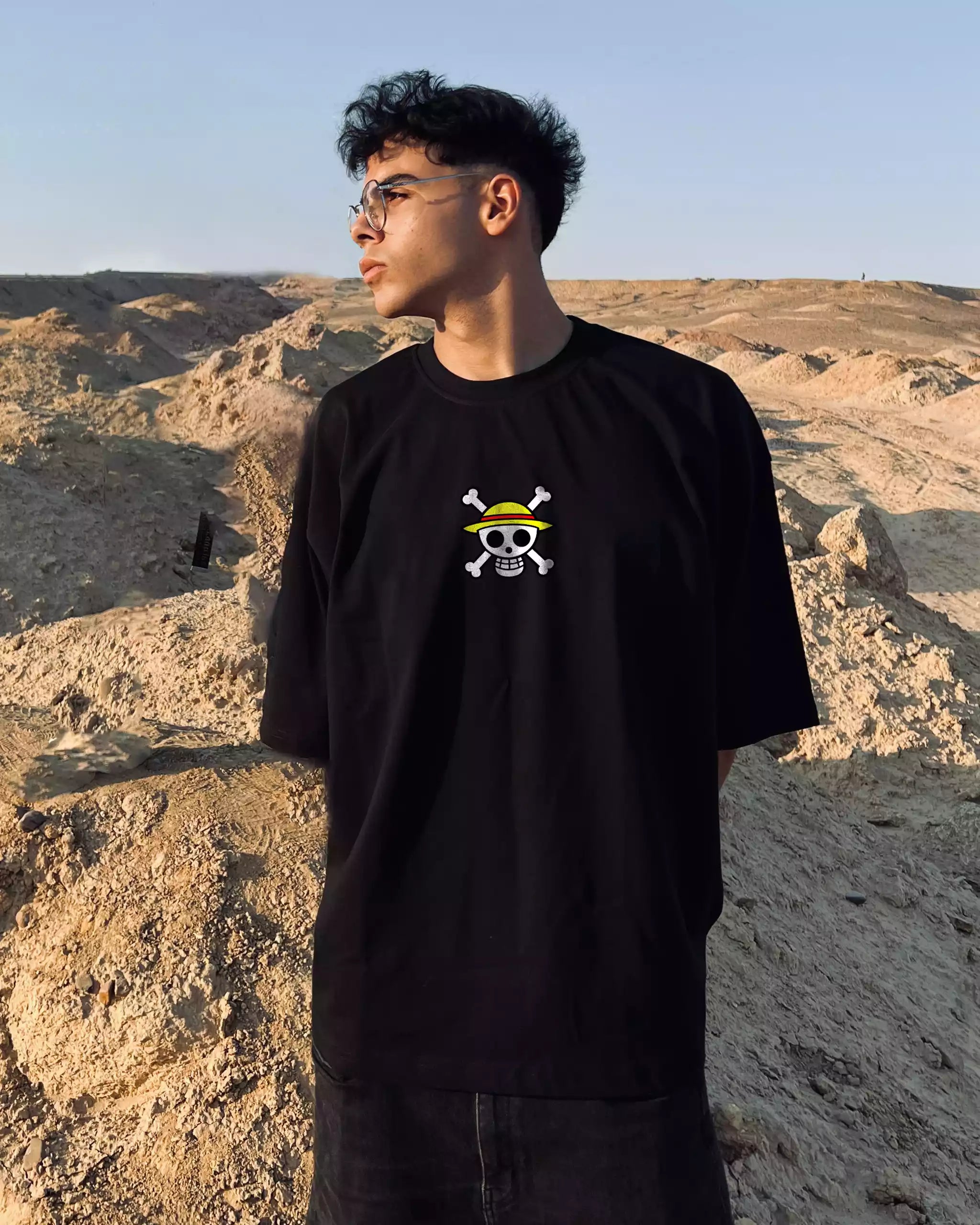 Luffy of Palestine T-Shirt - One Piece |Oversized Streetwear