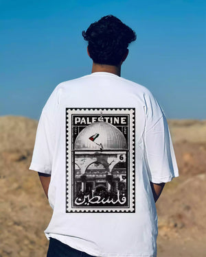 T Shirt Palästina Stamp Oversized | Streetwear Vibes