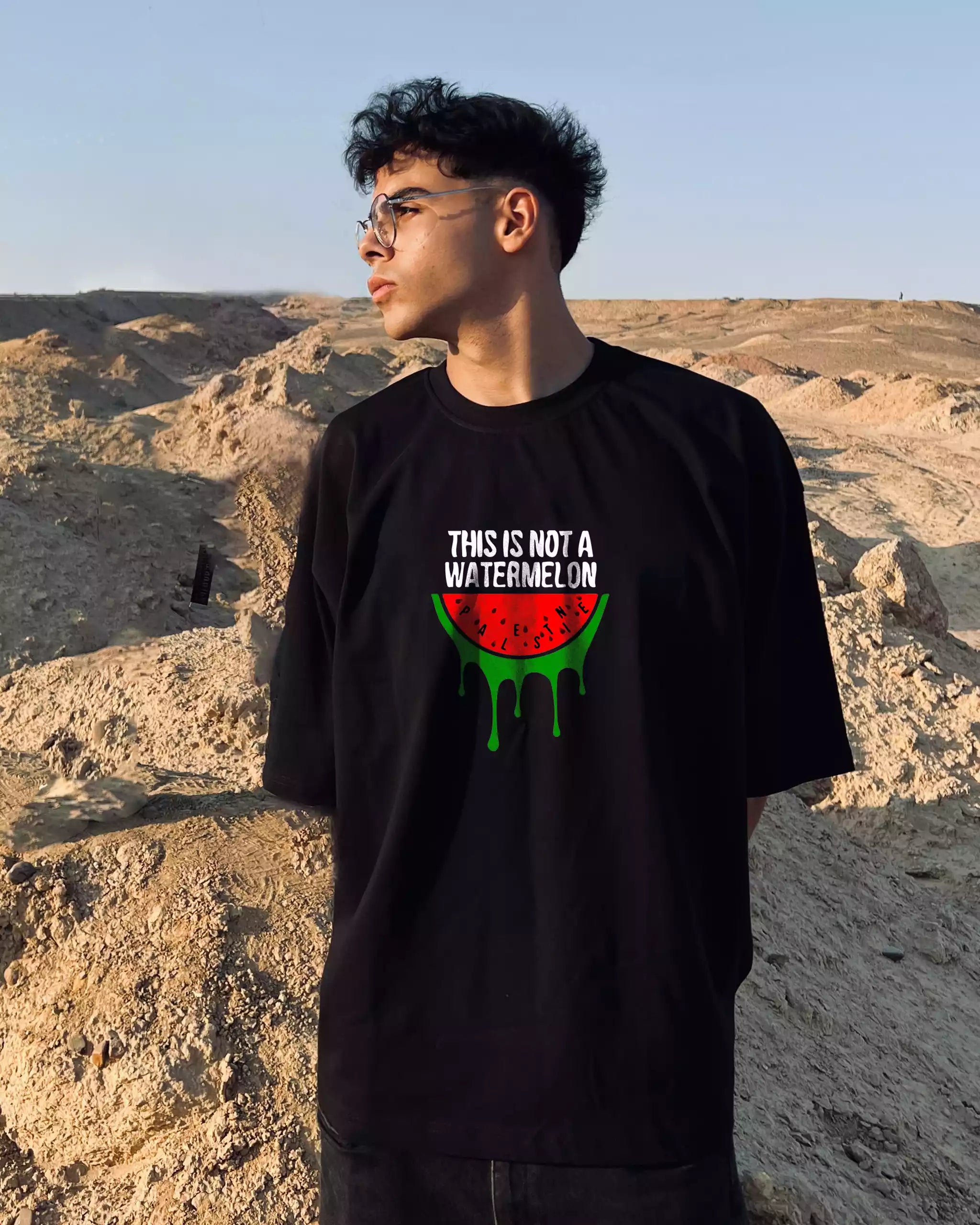 Palestinian Watermelon Oversized T-Shirt | Streetwear style