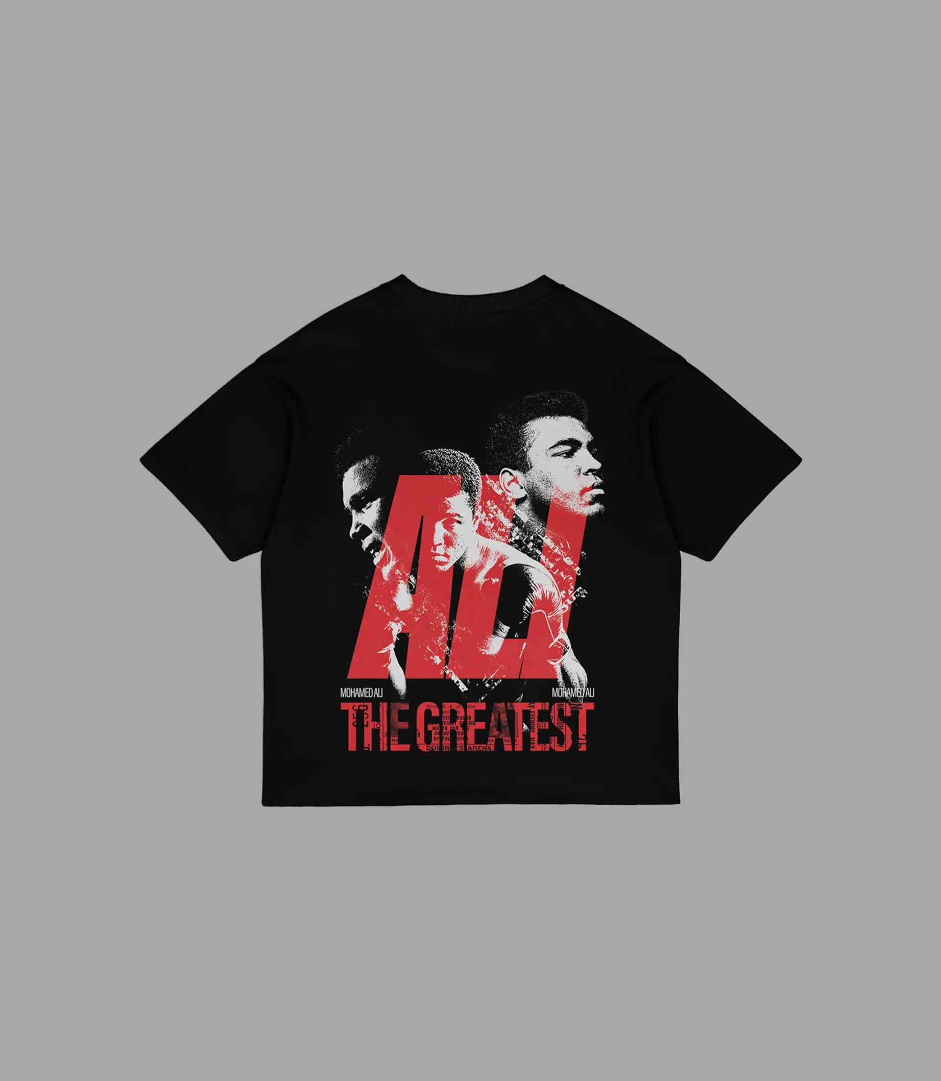 Oversize T Shirt Schwarz  “Mohamed Ali Vibe”  Arabian Vibes