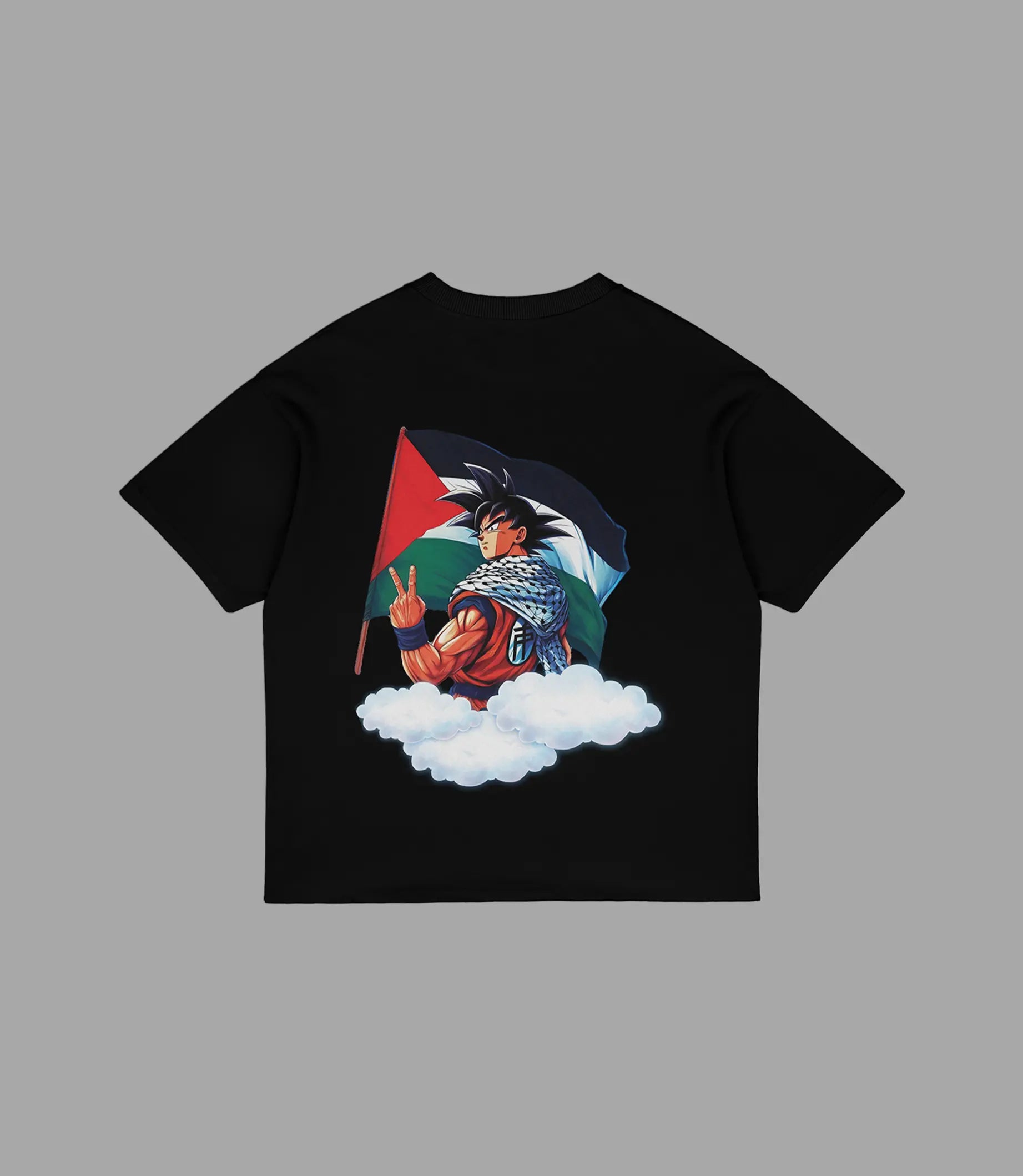 Dragon Ball Z Palästina T-Shirt weit | Oversize Style