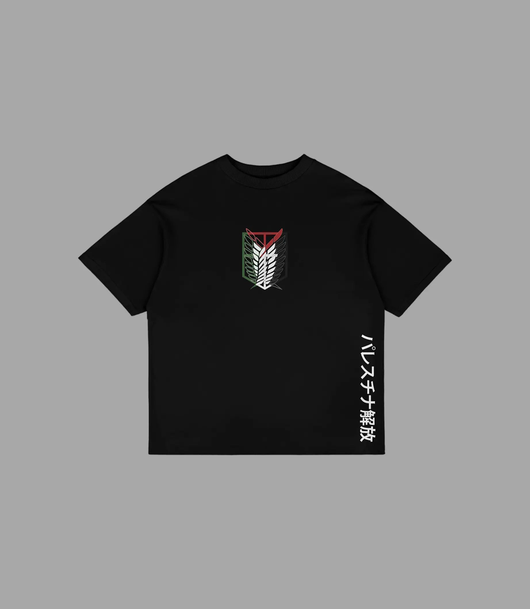 Oversize T-Shirt Anime - Palestinian AOT 