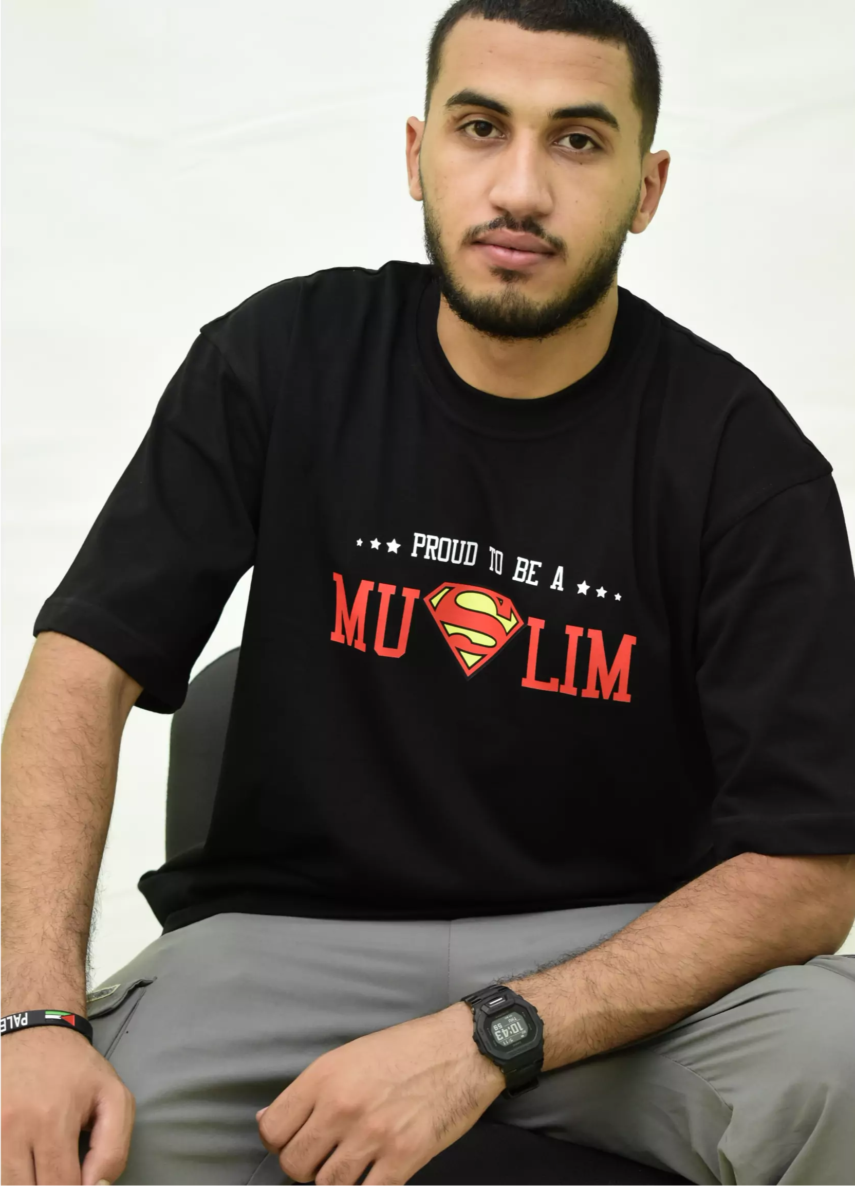 Oversized T-Shirt Proud To Be Muslim | Comfy & Bold Vibes
