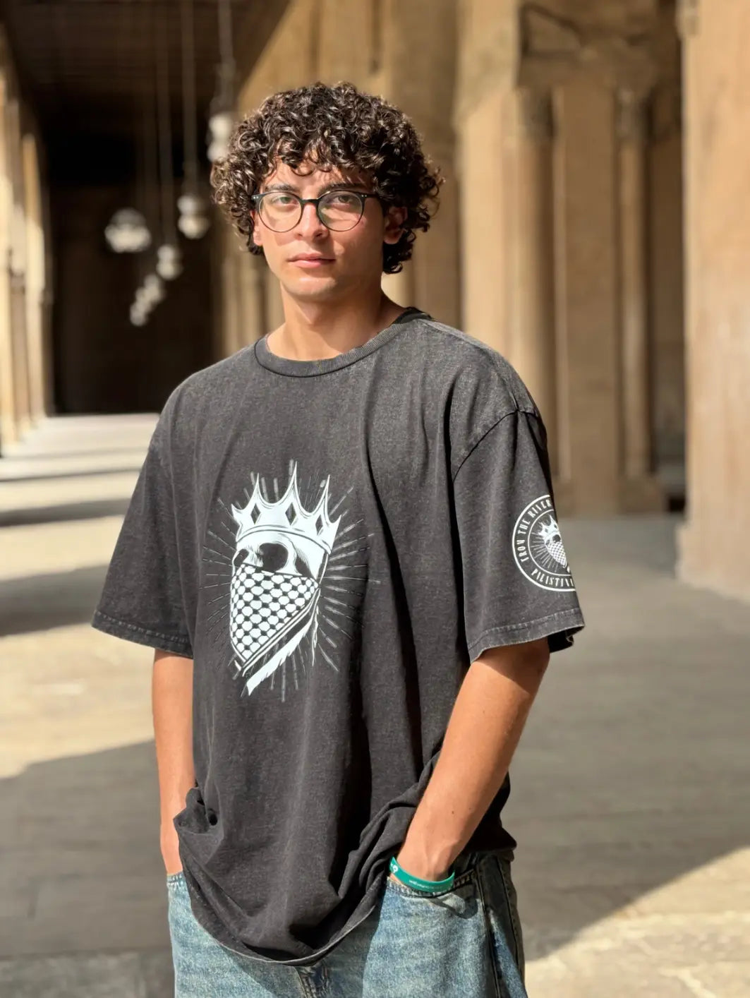 Intifada Rising Palestine Vintage T-Shirt