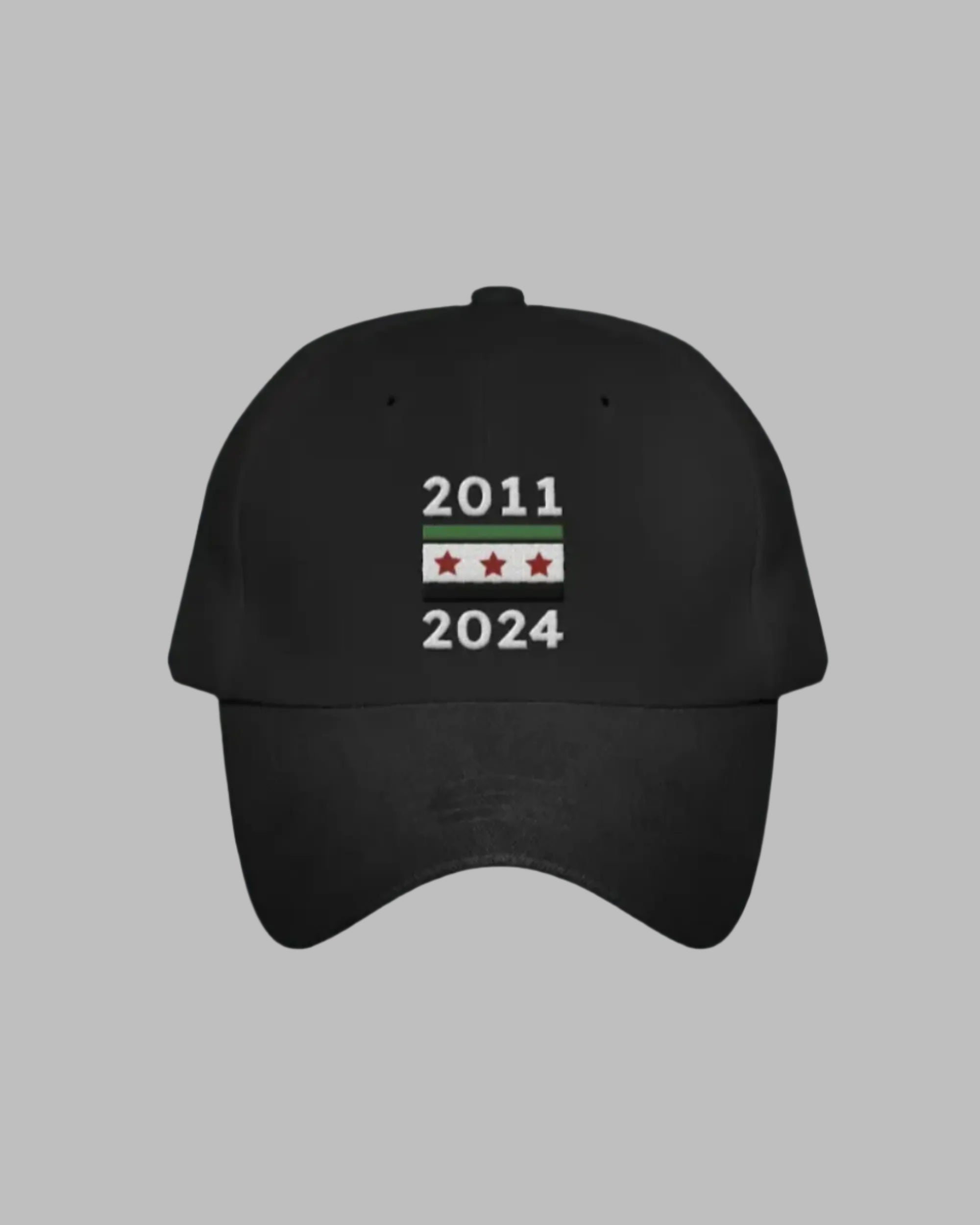 Unisex Syria Flag Cap Embroidered