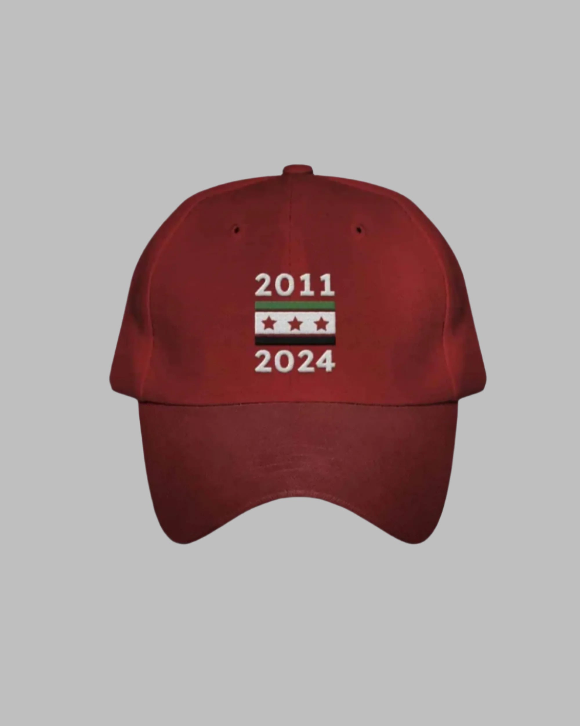 Unisex Syria Flag Cap Embroidered