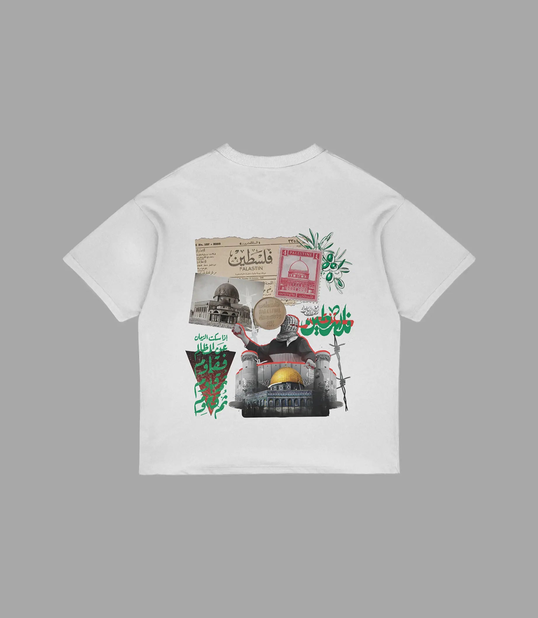 Oversized T-Shirt | Echoes of Palestine Vintage Tee