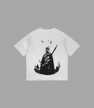 Tshirt Weiß Oversize – Arabic Poetry Style | Arabian Vibes