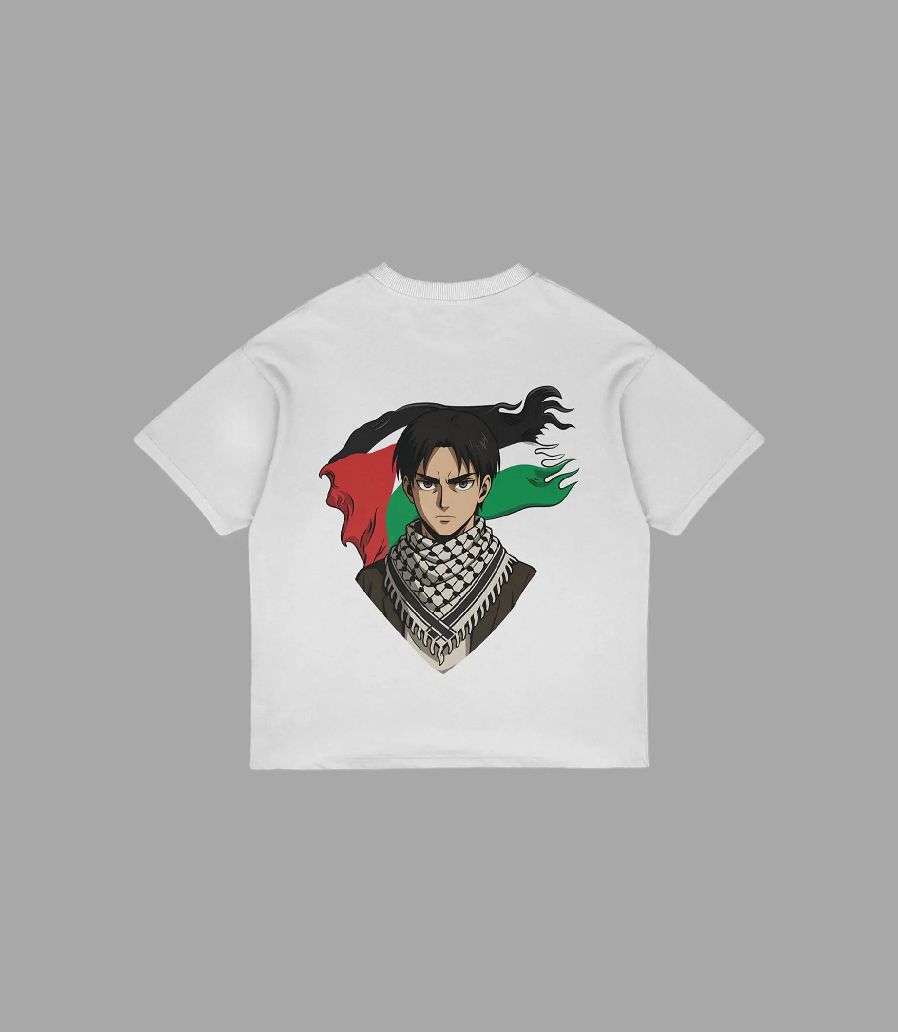 Oversize T-Shirt Anime - Palestinian AOT 