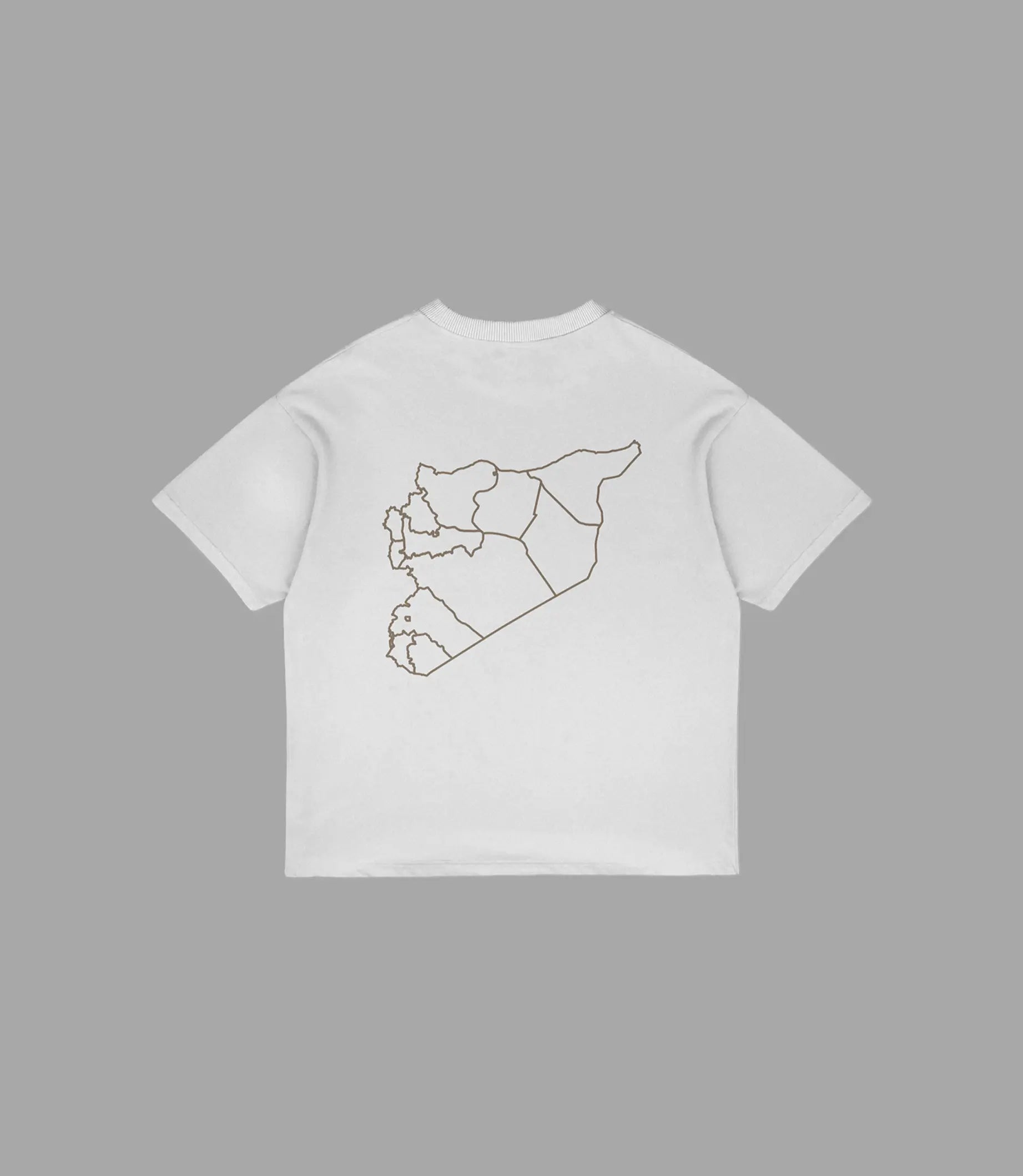 Starry Syria Map - Oversized T-Shirt | Arabian Vibes