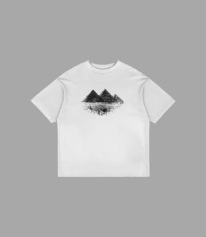 Oversized T-Shirt Weiß – Egypt Style | Arabian Vibes