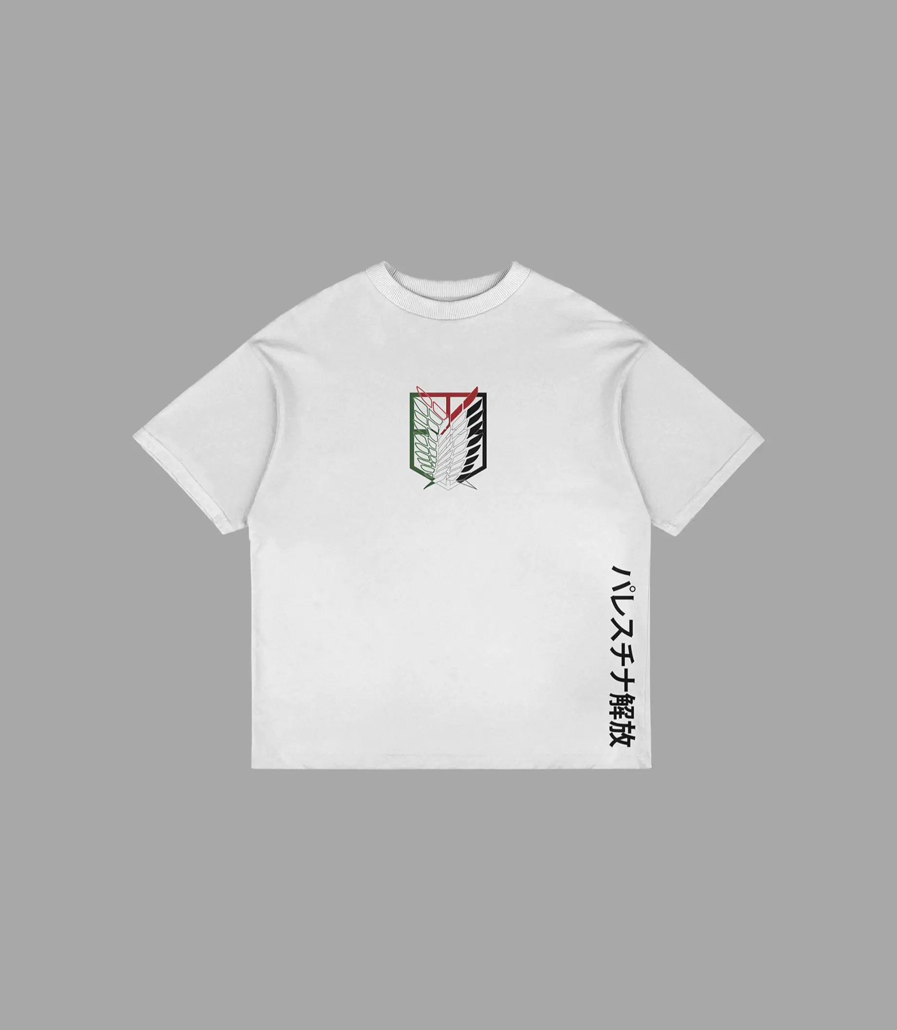Oversize T-Shirt Anime - Palestinian AOT 