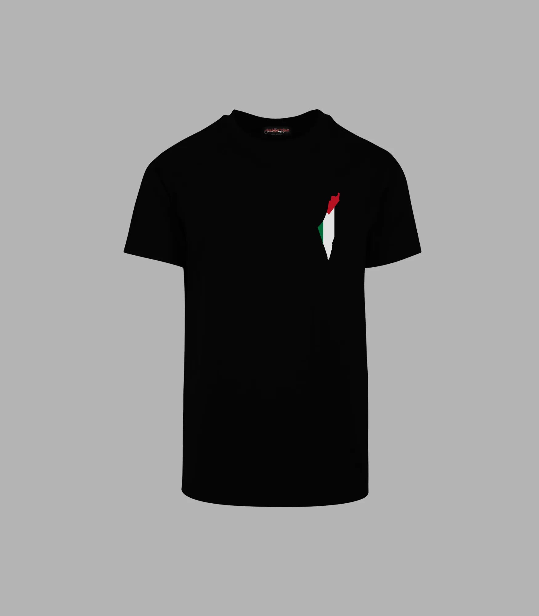 Fit T Shirt with Palestine Flag Map | Arabian Vibes