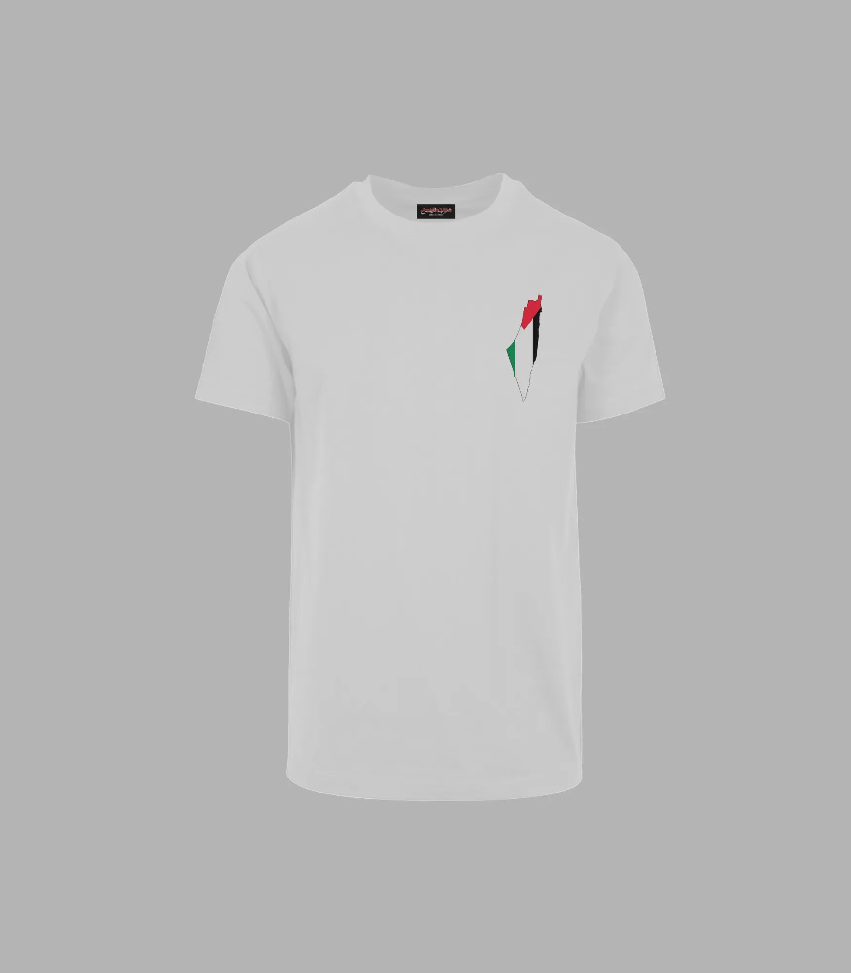 Fit T Shirt with Palestine Flag Map | Arabian Vibes